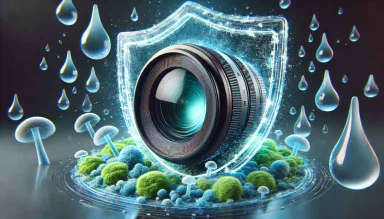 Camera lens protection against fungus and moisture.